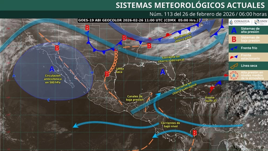 México Enfrenta Onda de Calor con Sinaloa Liderando Temperaturas de 40 a 45 °C