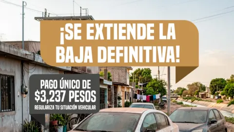 SATES recuerda que el 31 de julio concluye el Programa de Baja Definitiva de Vehículos en Desuso