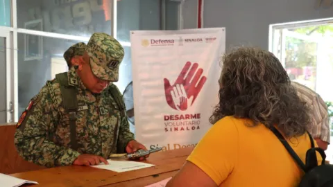 Sinaloa Supera las 3,500 Armas Entregadas en Desarme Voluntario