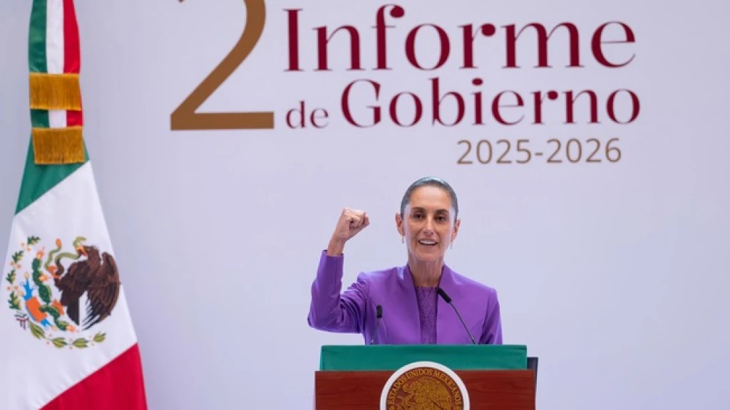 Vamos mejor y tenemos rumbo, porque ese rumbo lo marca el pueblo: presidenta en su Segundo Informe de Gobierno